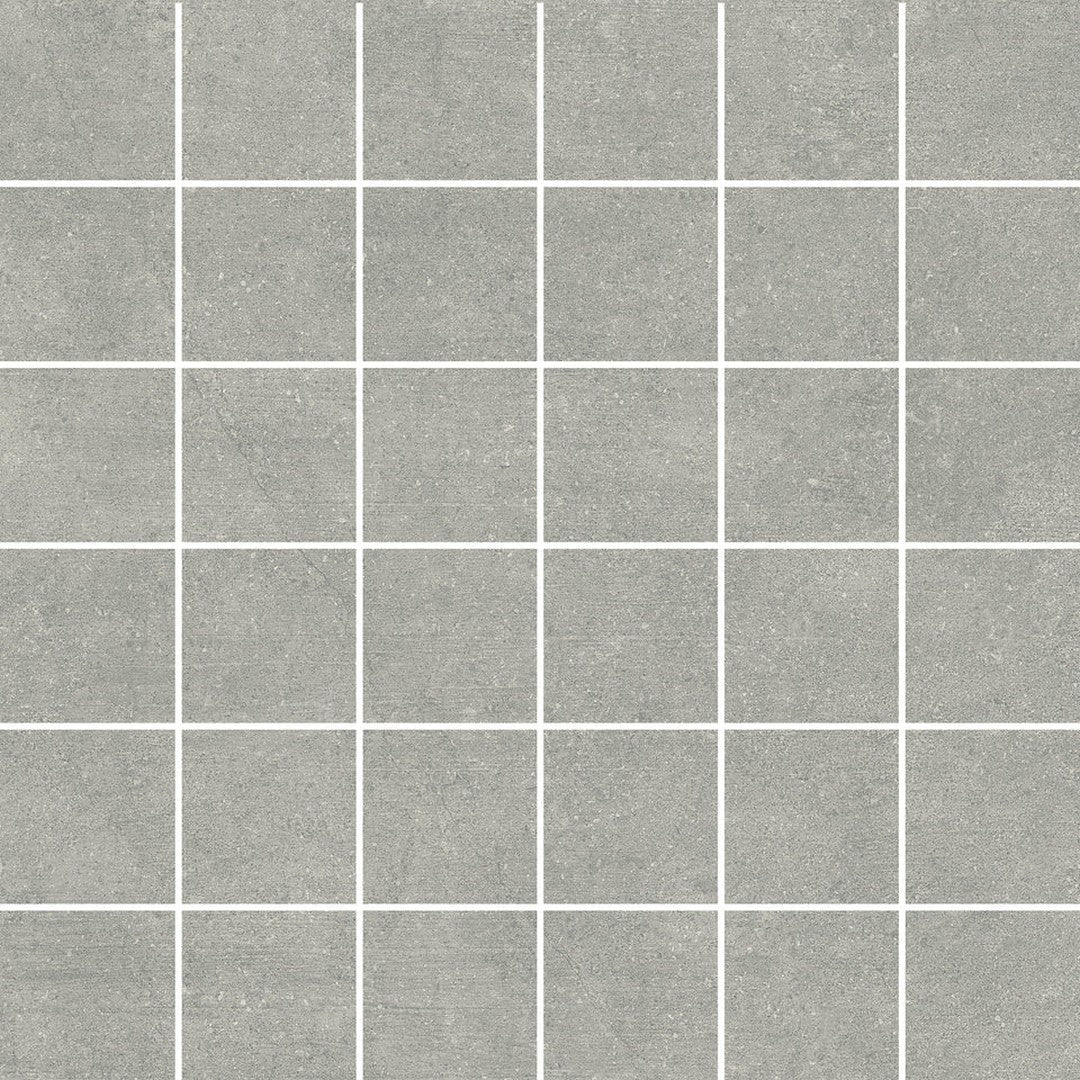Emser Fixt Cement 12" x 12" Matte Porcelain 2" Mosaic