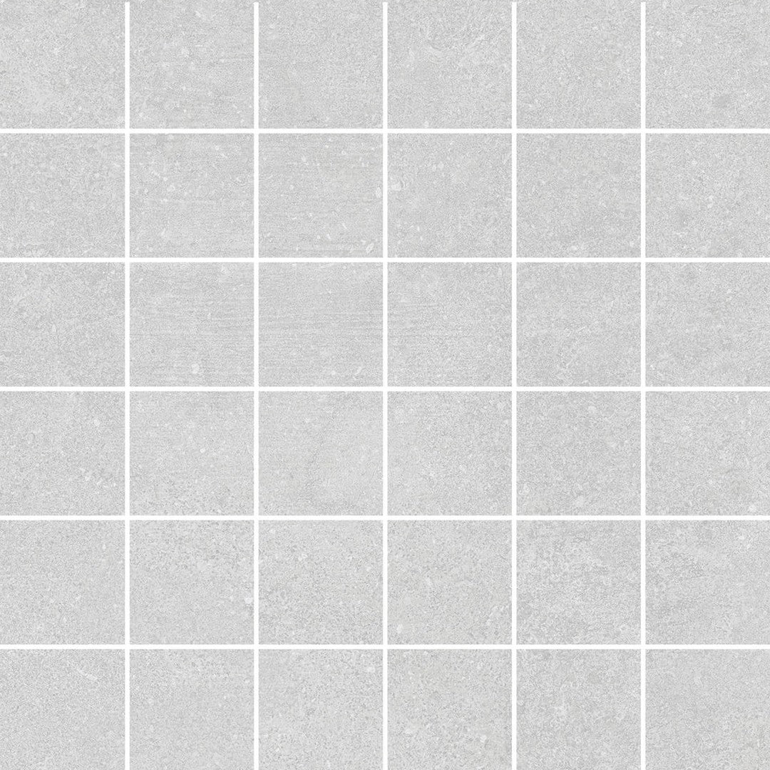 Emser Fixt Cement 12" x 12" Matte Porcelain 2" Mosaic