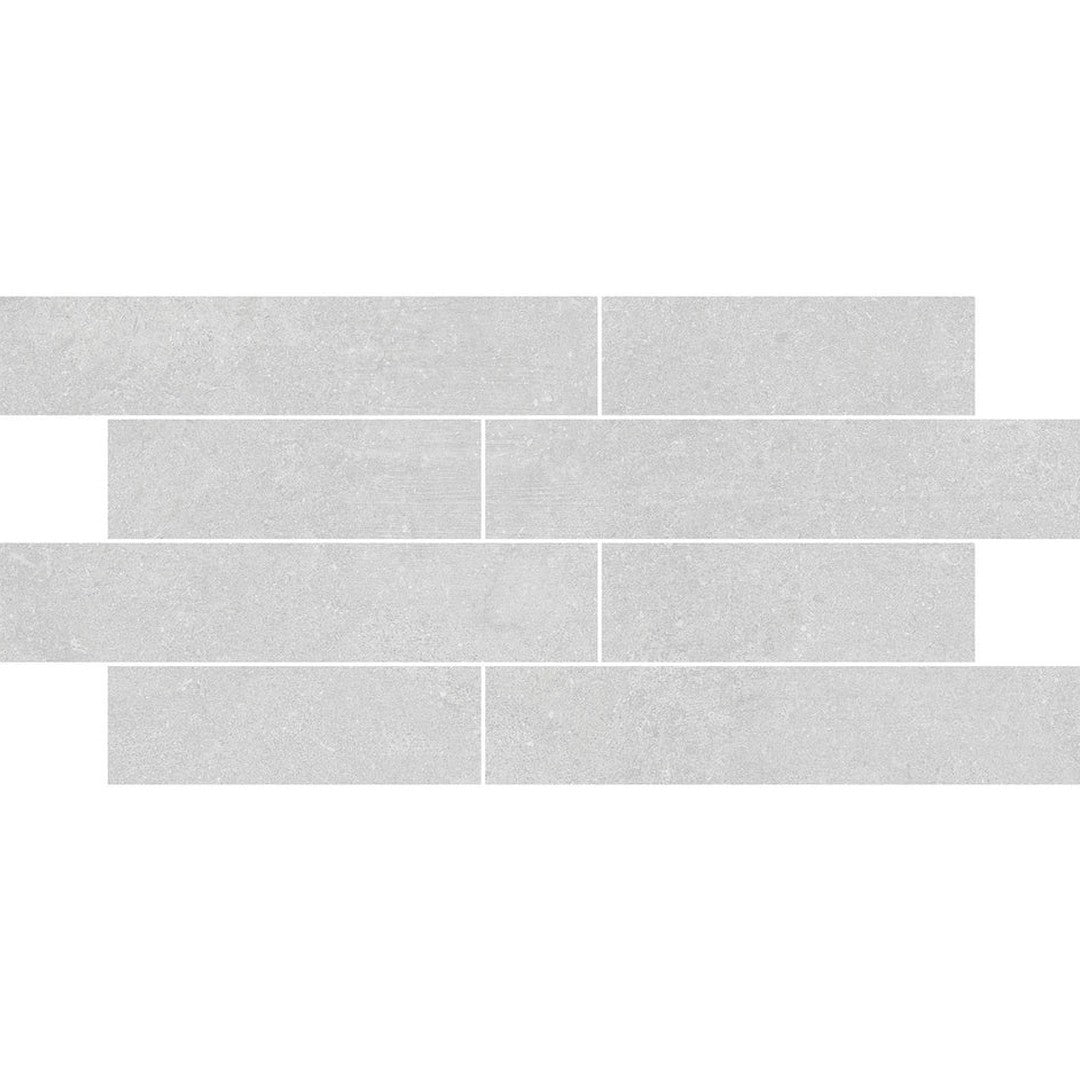Emser Fixt Cement 12" x 24" Matte Brick Porcelain Mosaic