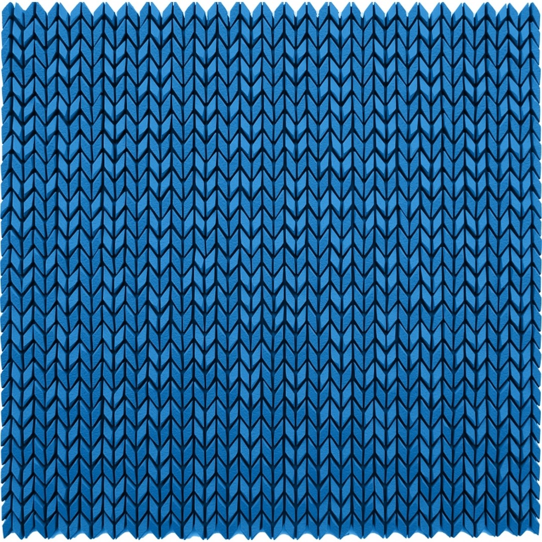 Emser Revify 12" x 12" Matte Resin & Natural Stone Wave Mosaic