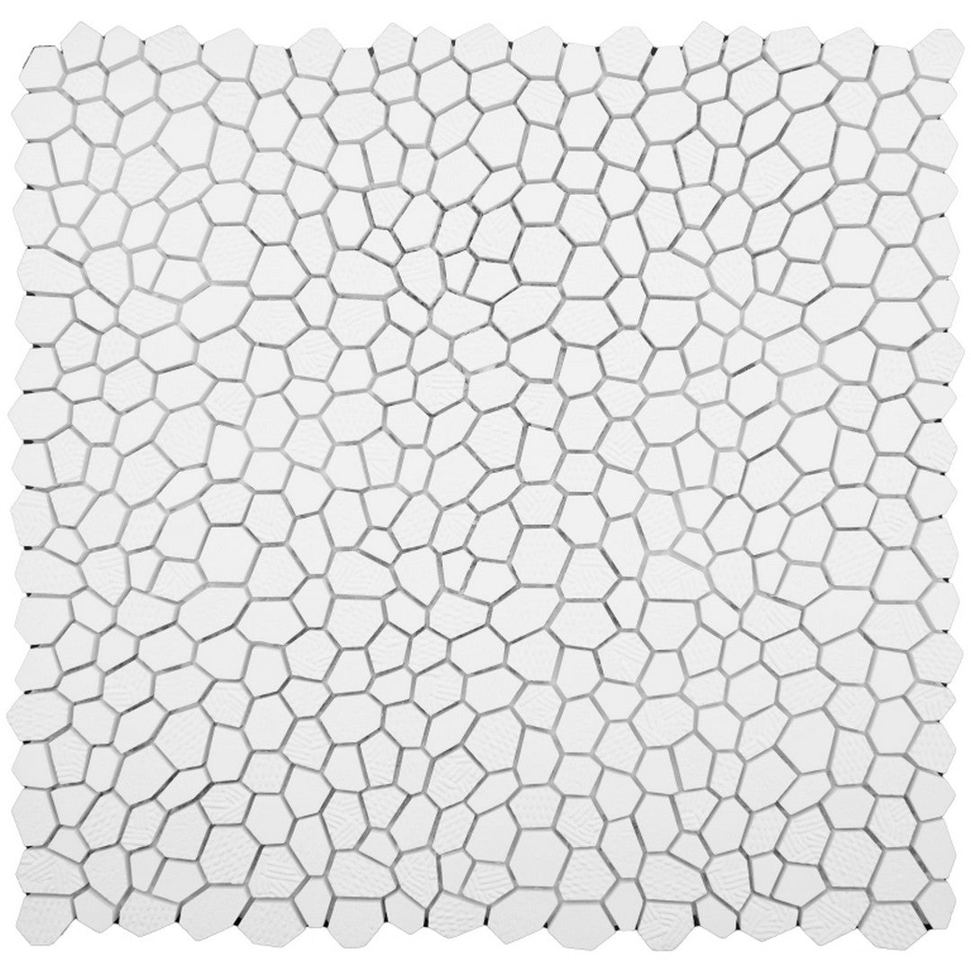 Emser Revify 11" x 12" Matte Resin & Natural Stone Dot Mosaic