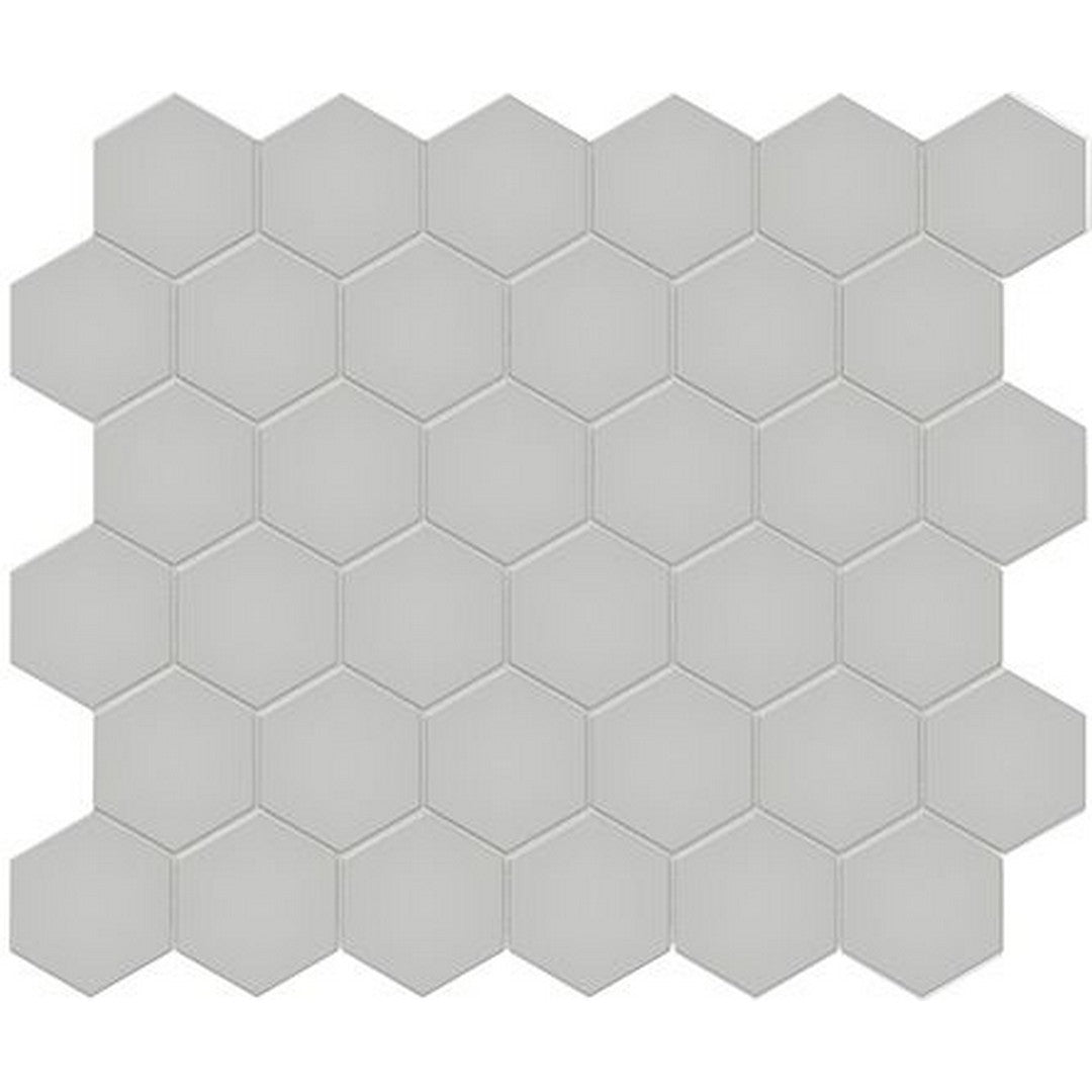 Florida Tile Soho 11" x 13" Matte Hexagon Porcelain 2" Mosaic