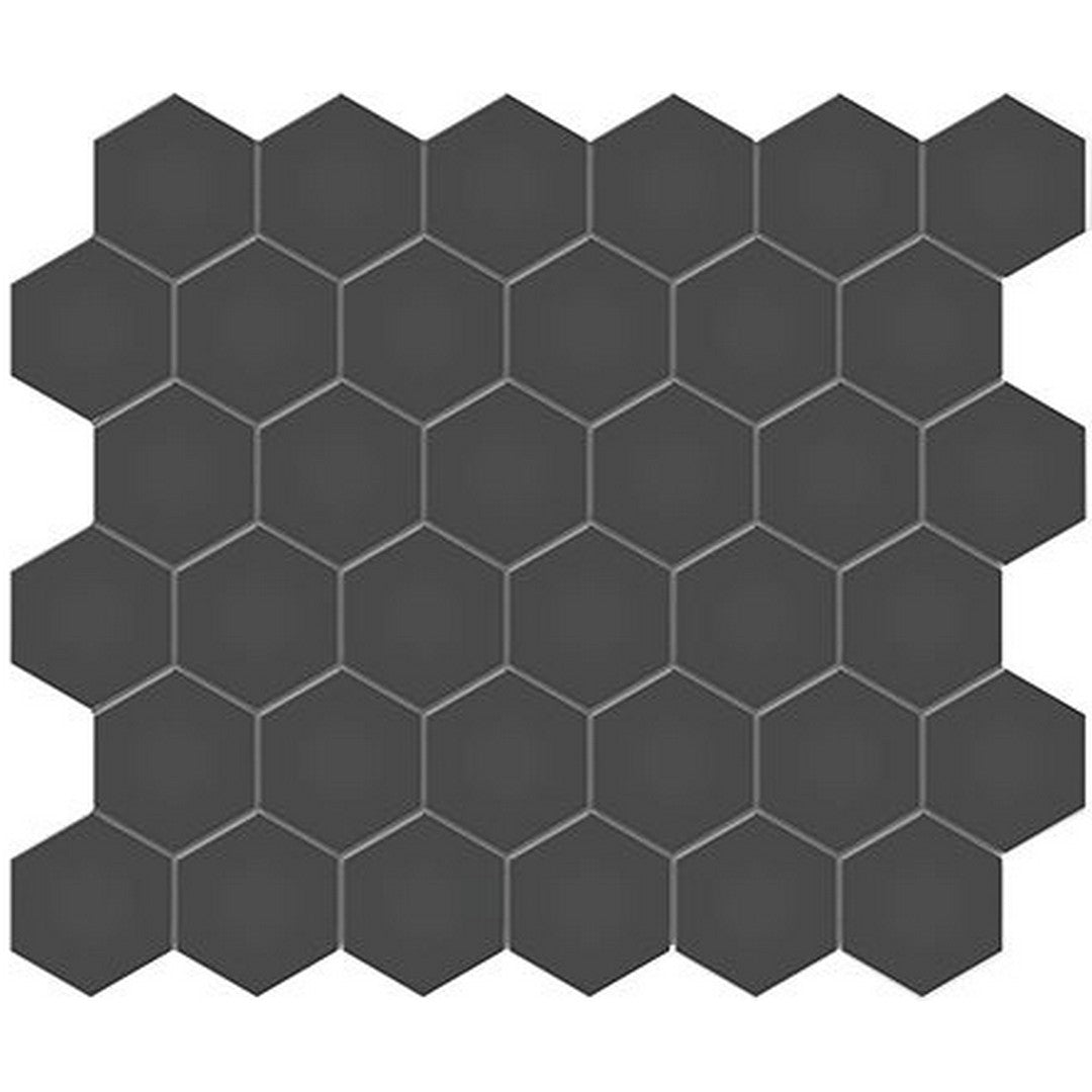 Florida Tile Soho 11" x 13" Matte Hexagon Porcelain 2" Mosaic