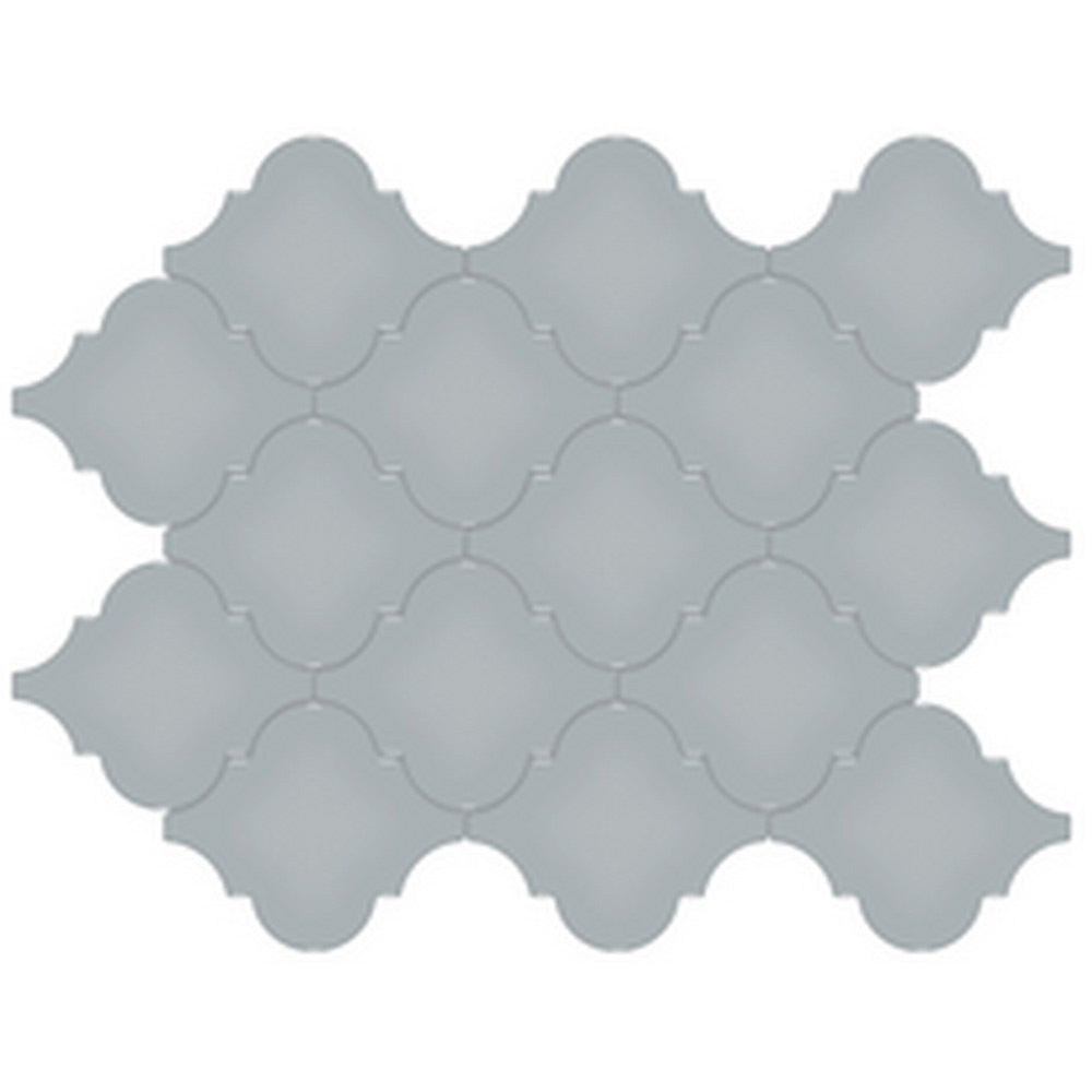 Florida Tile Soho 10" x 13" Glossy Arabesque Beveled Porcelain Mosaic