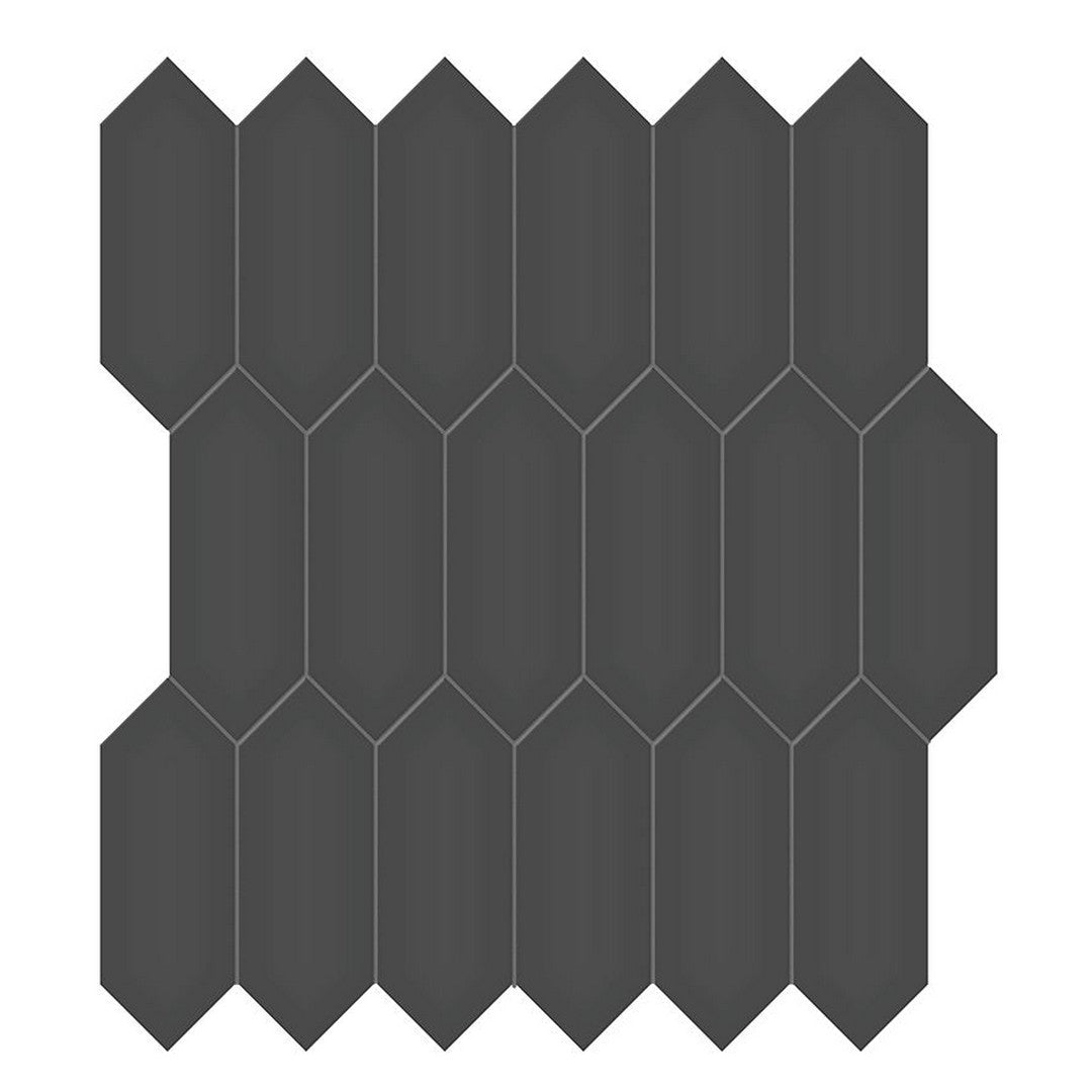 Florida Tile Soho 11" x 13" Glossy Picket Porcelain Mosaic