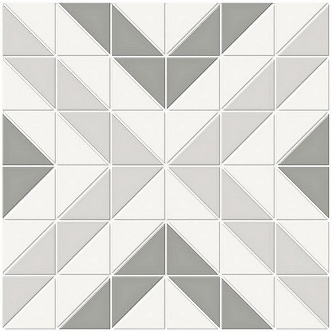 Florida Tile Soho 10" x 10" Matte Cubic Porcelain Mosaic