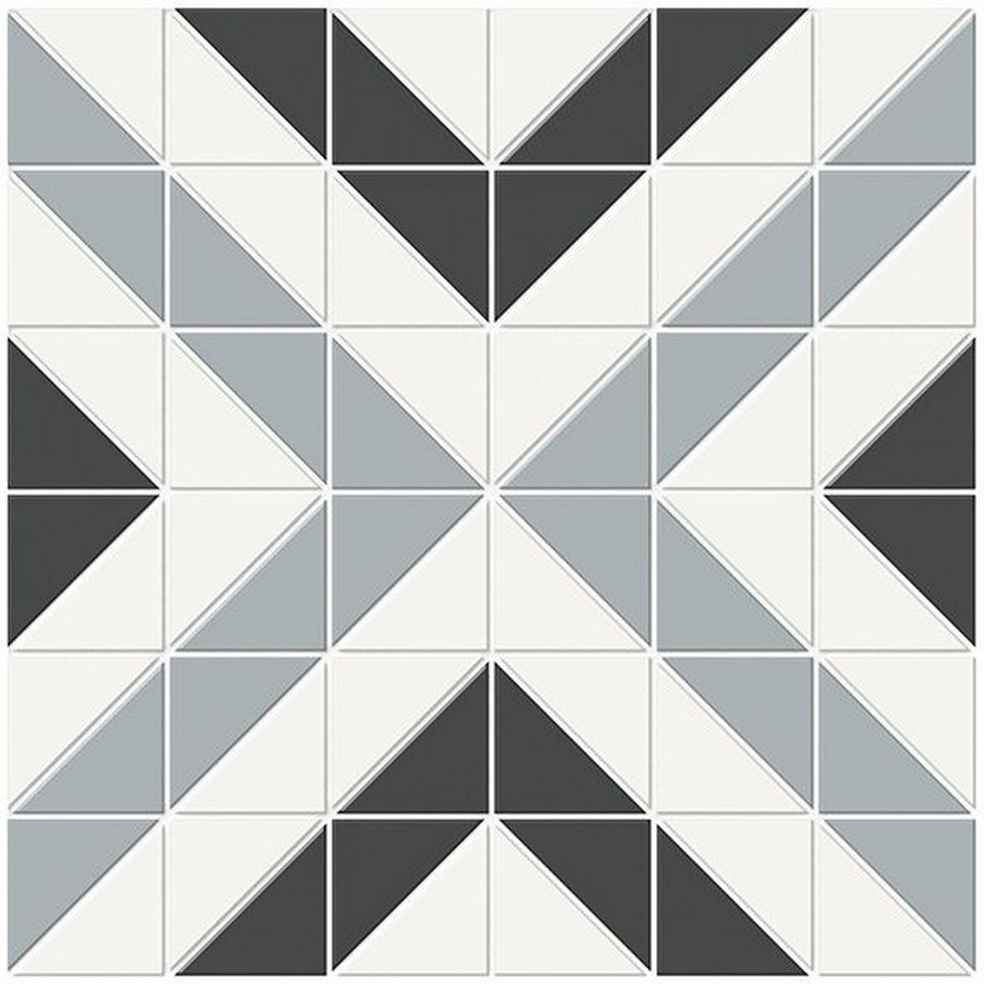Florida Tile Soho 10" x 10" Matte Cubic Porcelain Mosaic