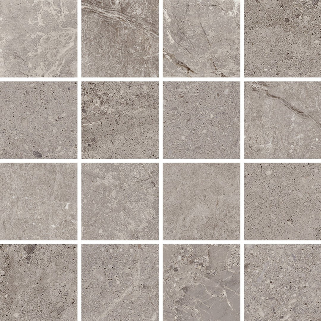 Tesoro Evolution 12" x 12" Matte Porcelain 3" Mosaic