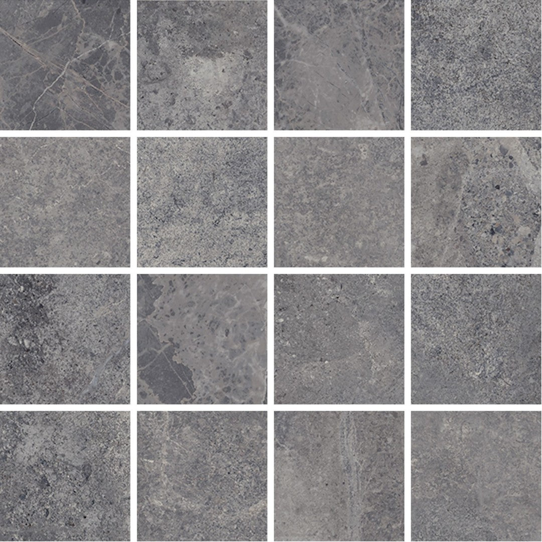 Tesoro Evolution 12" x 12" Matte Porcelain 3" Mosaic