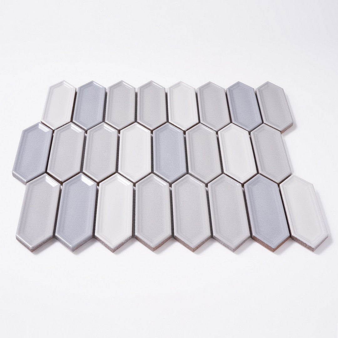 Crossville-Sophia-12-x-12-Glossy-Small-Picket-Porcelain-Mosaic-Gray-Blend