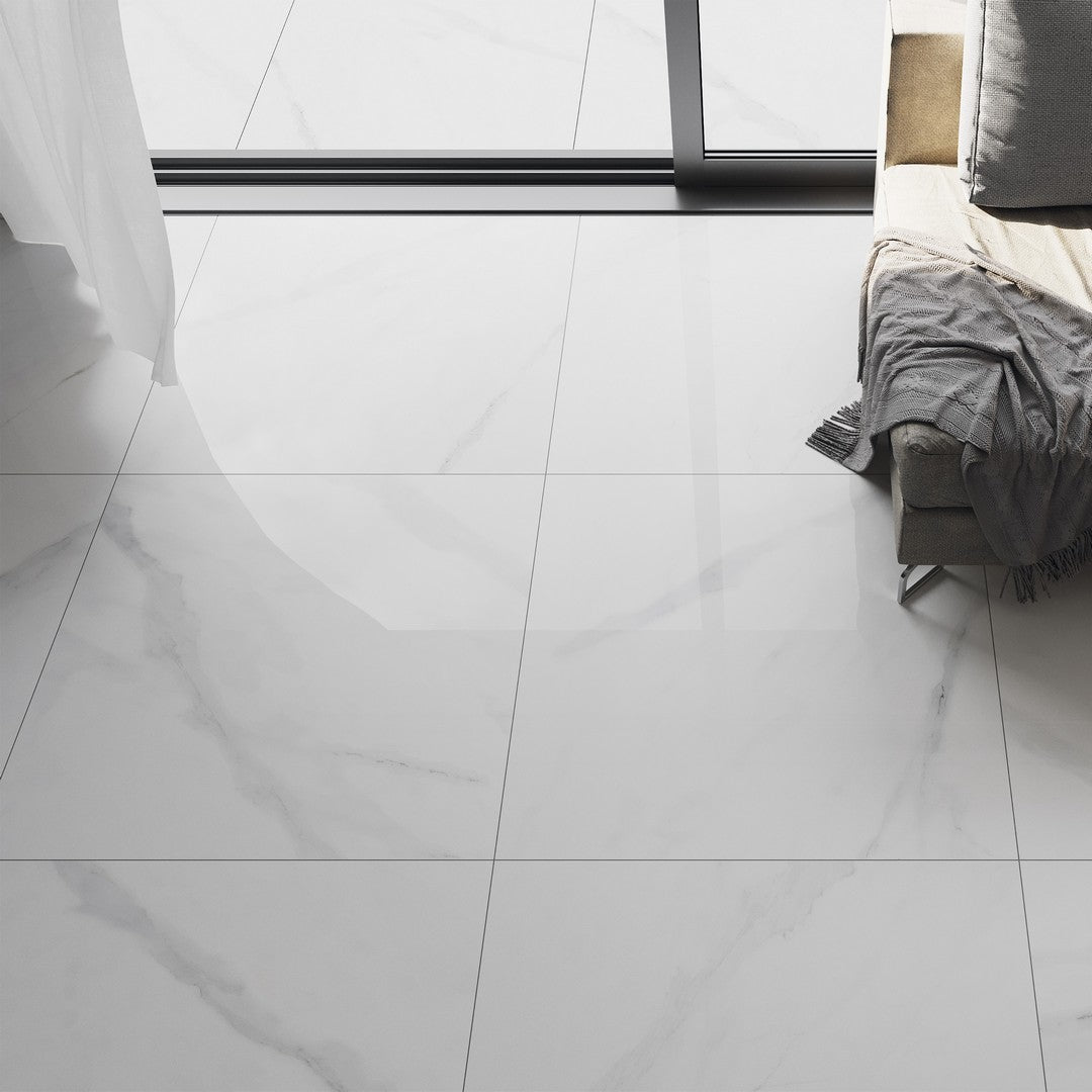 Tesoro-Opera-36-x-36-Rectified-Polished-Porcelain-Tile-Covelano-Calacatta-Grey