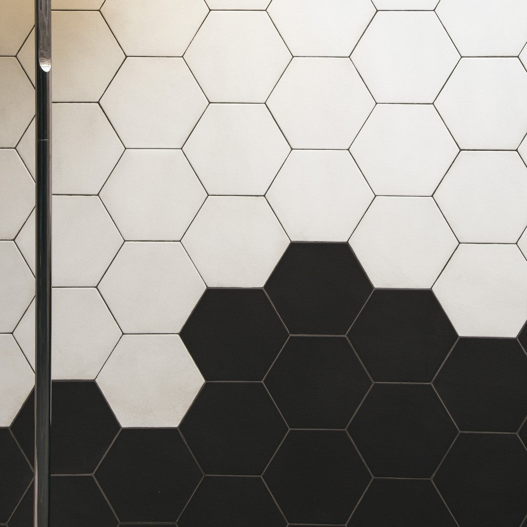 Tesoro-Rima-7-x-7-Pressed-Hexagon-Porcelain-Tile-Black