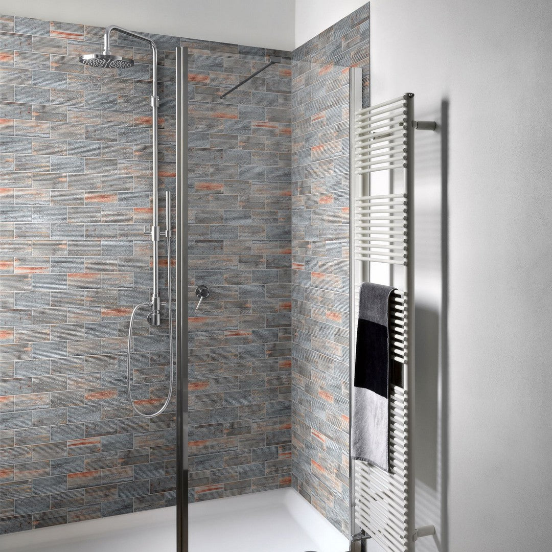 Bati-Orient-Industrial-12-x-12-Glazed-Ceramic-2.8x6-Linear-Relief-Pattern-Mosaic-Rust