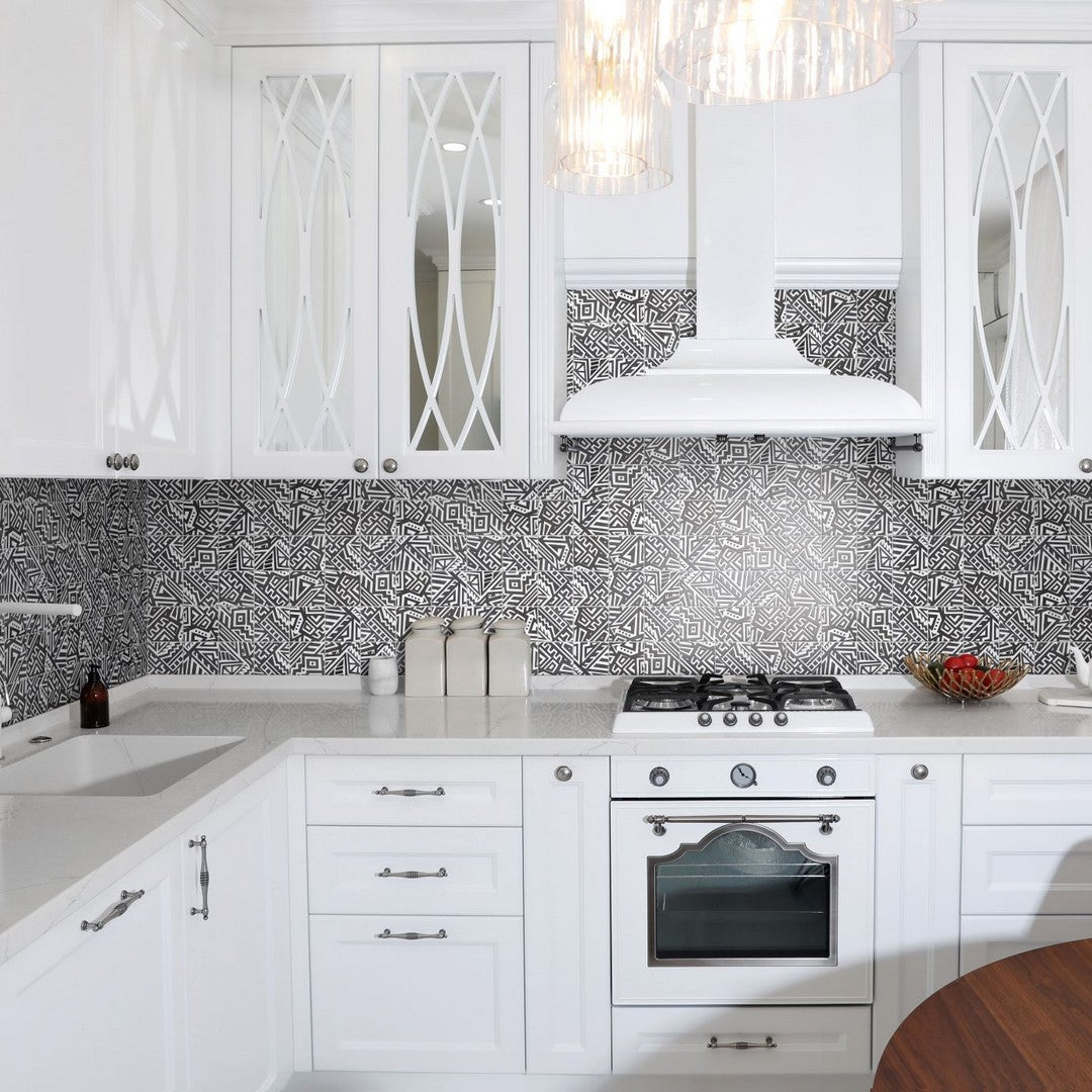 Bati-Orient-Native-12-x-12-Glazed-Ceramic-4-Aztec-Mosaic-Black-White