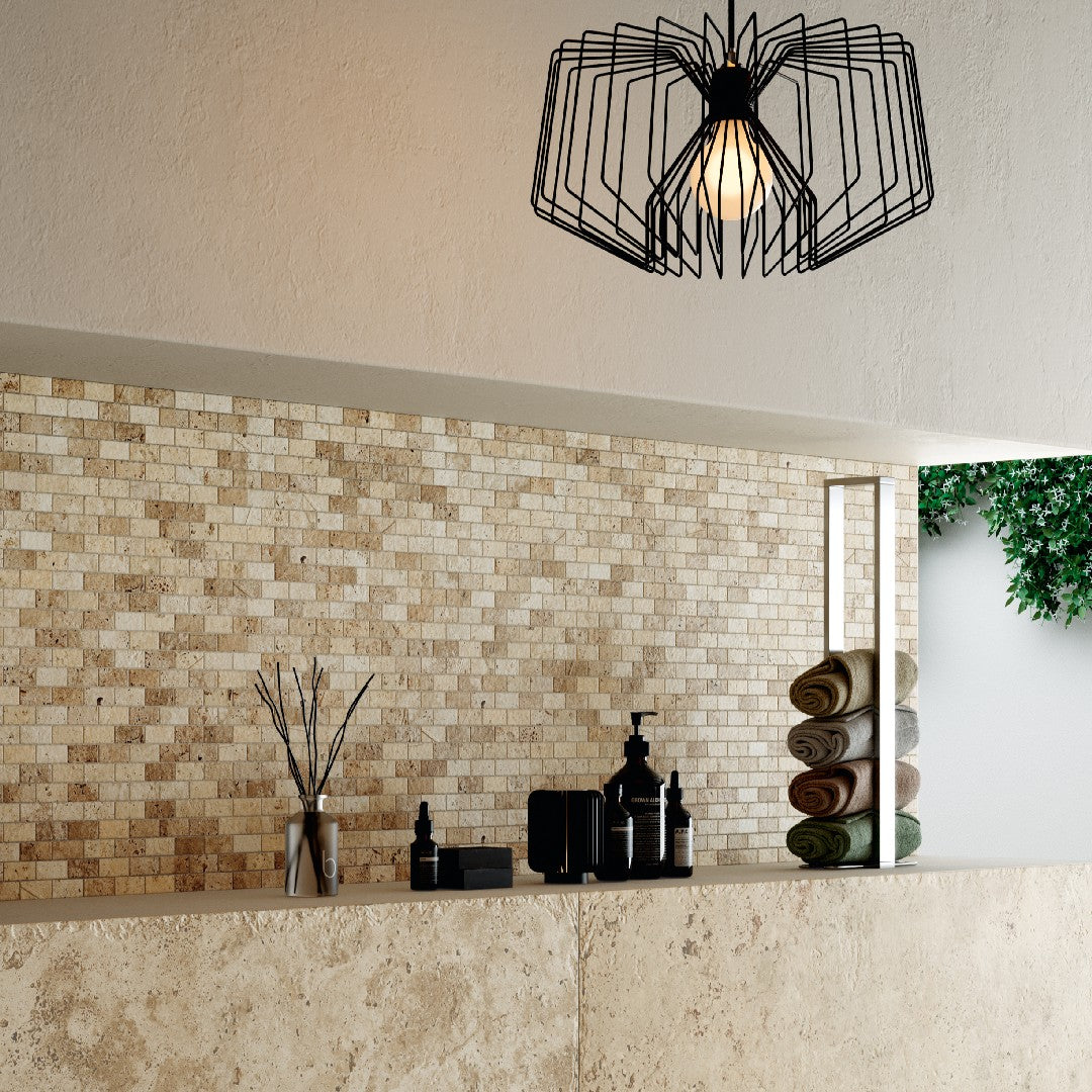 Century-Ceramica-Aurum-12-x-12-Natural-Porcelain-1x2-Offset-Mosaic-Ebur-&-Nux