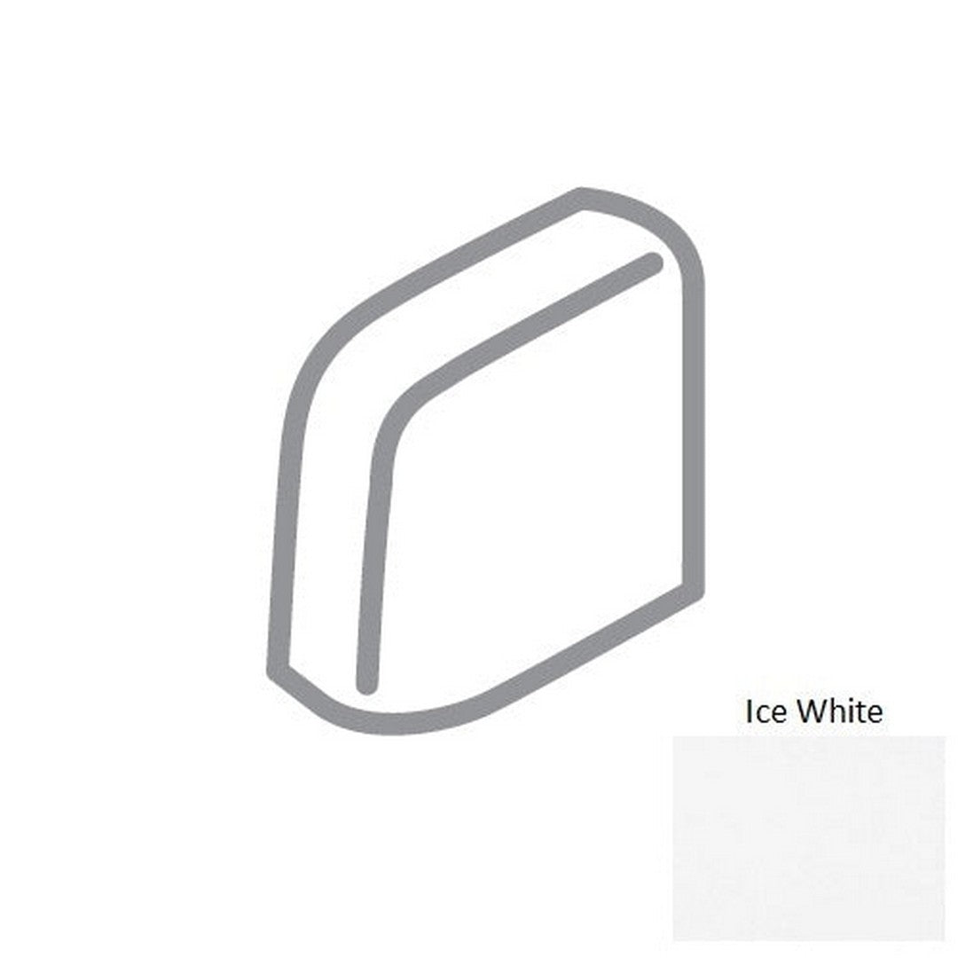 Bedrosians Traditions 2" x 2" Glossy Ceramic Wall Trim Mud Cap Out Corner