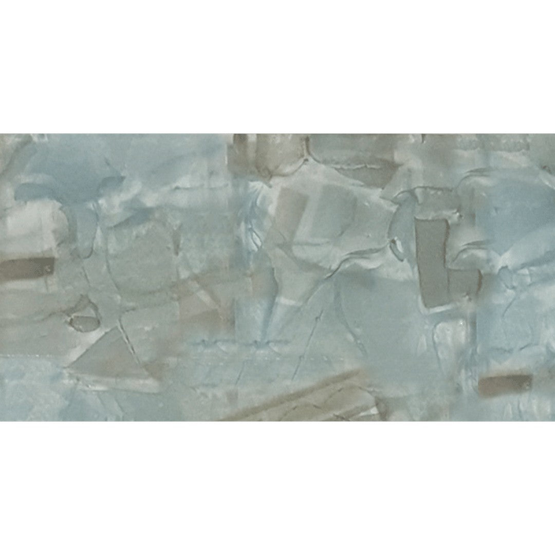 Tesoro Flower Glass 3" x 6" Decorative Glass Tile