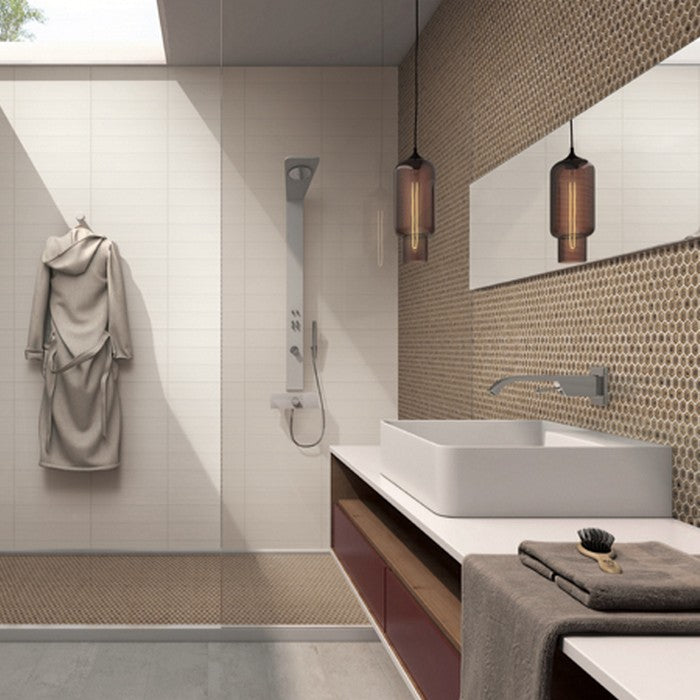 Maniscalco-Stone-Chameleon-10.2-x-11.7-Glossy-Porcelain-1-Hexagon-Mosaic-Rustic-Sunset