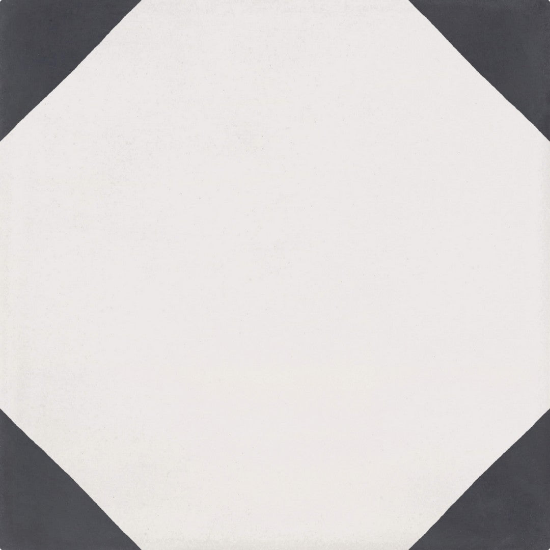 Bati Orient Cement 8" x 8" Matte Triangle Modern Square Tile