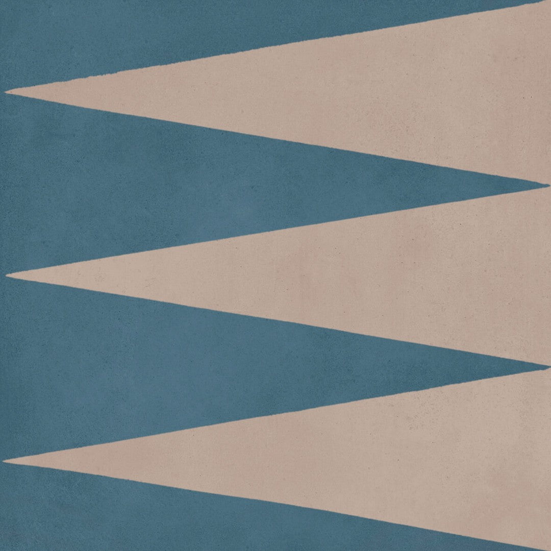 Bati Orient Cement 8" x 8" Matte Triangle Modern Square Tile