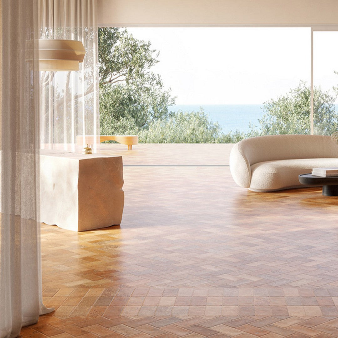 Tesoro-Cotto-Del-Campiano-8-x-8-Pressed-Matte-Porcelain-Tile-Cotto-Dorato
