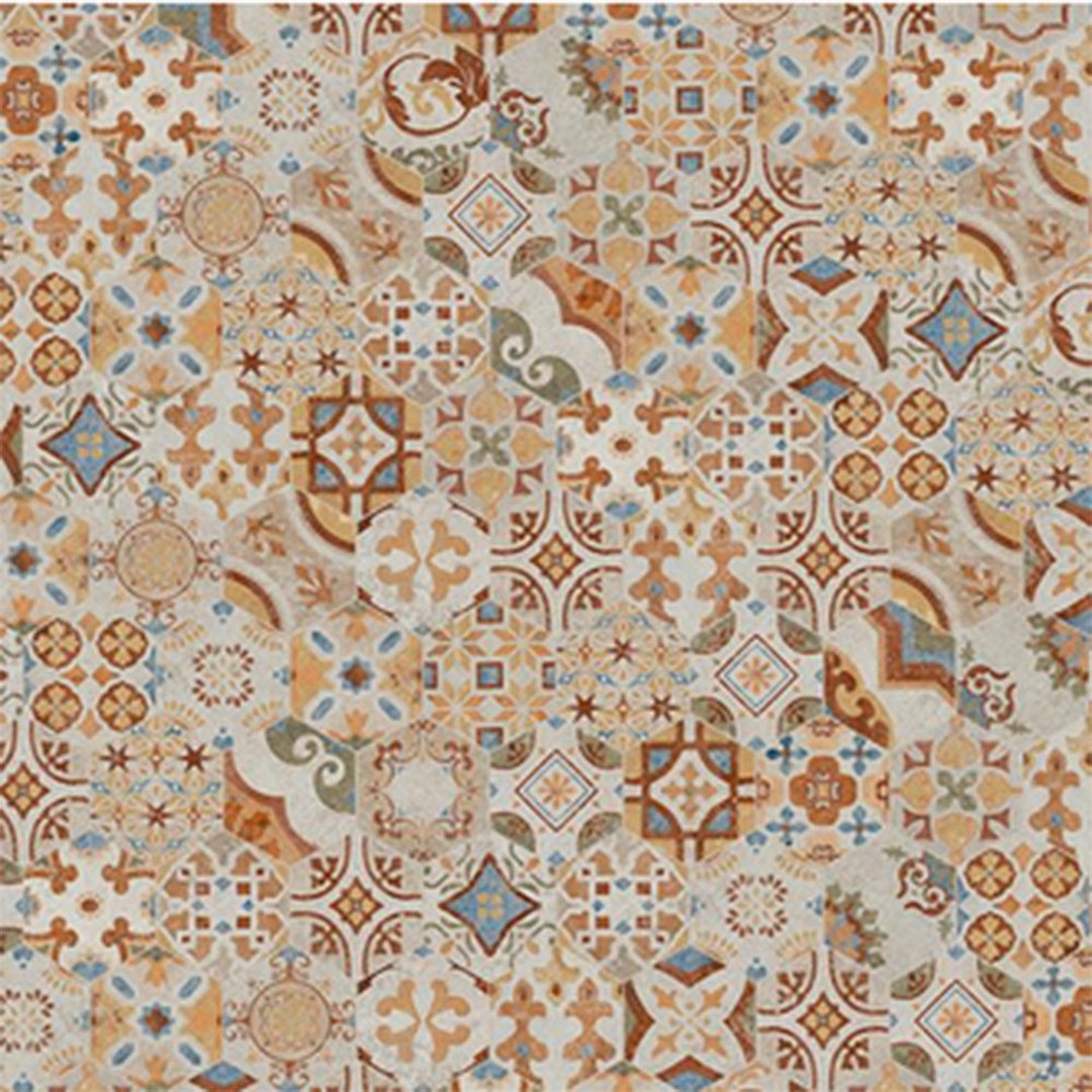 Tesoro Cotto Del Campiano 6" x 7" Pressed Matte Hexagon Porcelain Tile