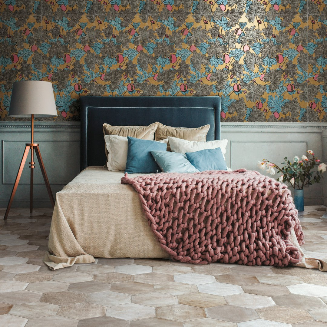 Tesoro-Fuoritono-9.25-x-10.75-Pressed-Matte-Hexagon-Porcelain-Tile-Beige