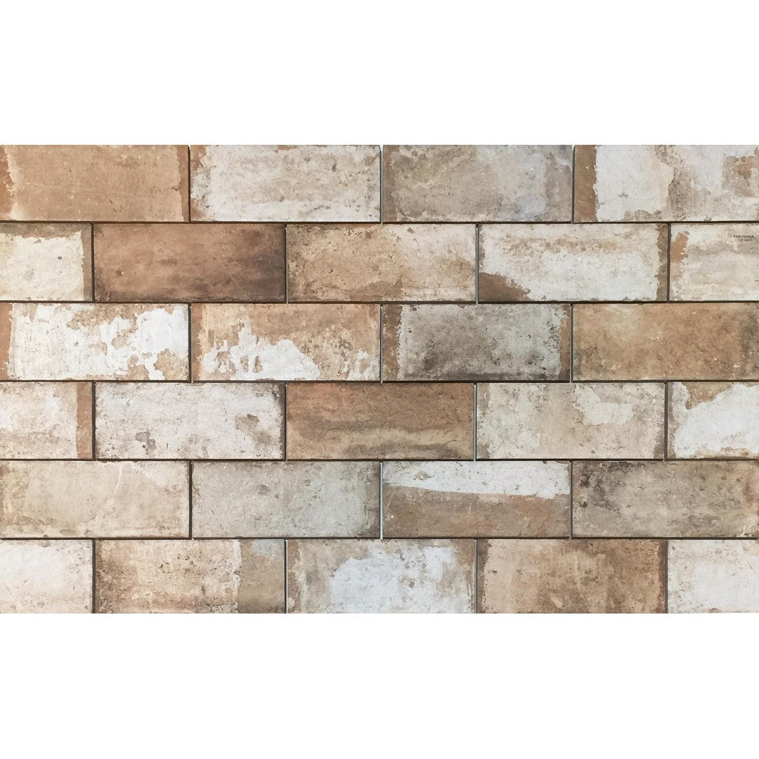 Tesoro Havana 8" x 16" Pressed Porcelain Tile