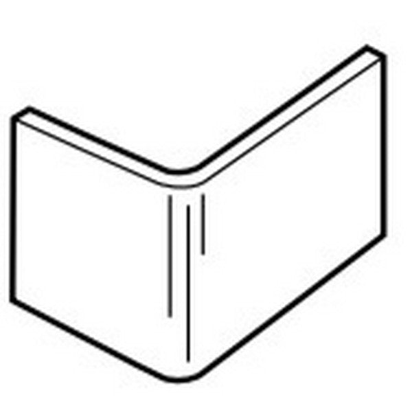 Tesoro Havana 4" x 8" Porcelain Corner