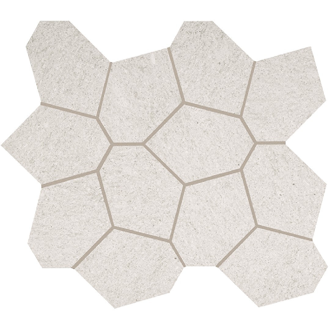 Crossville Civilization 13" x 15" Unpolished Porcelain Polygon Mosaic