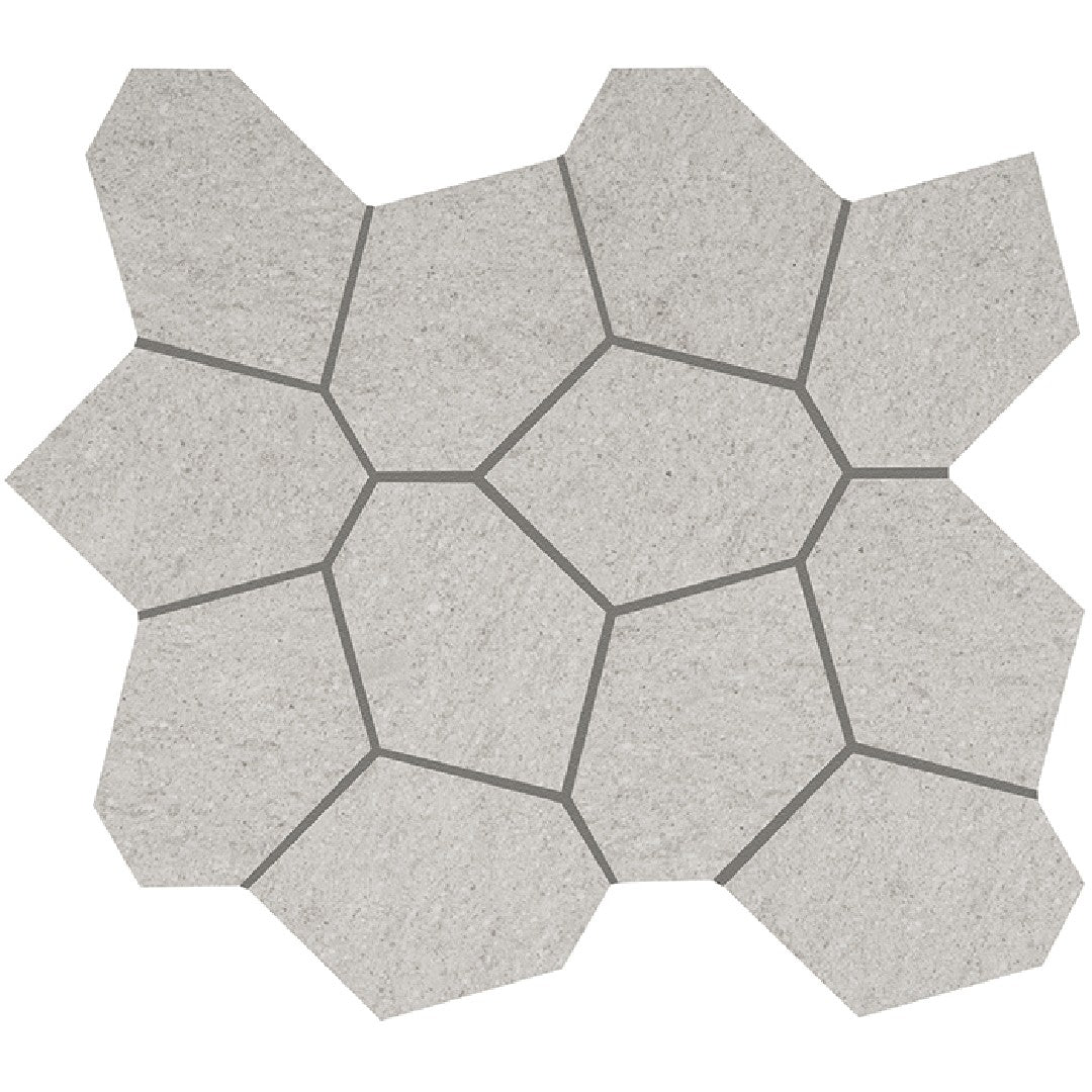 Crossville Civilization 13" x 15" Unpolished Porcelain Polygon Mosaic