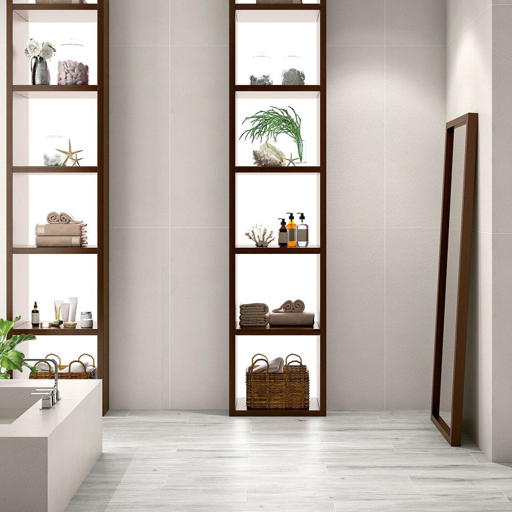 Ottimo Ceramics Click 16" x 48" Matte Ceramic Tile Dakar Grey