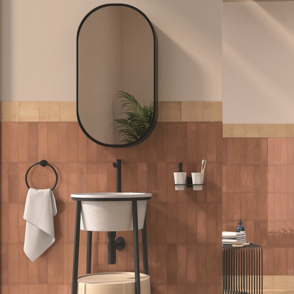 Ottimo Ceramics Clay 2.5" x 10" Matte Porcelain Tile Brick