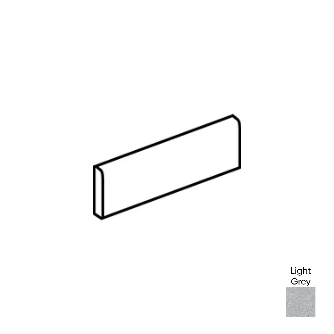 Daltile-Cohesion-3-x-24-Matte-Porcelain-Bullnose-Light-Grey