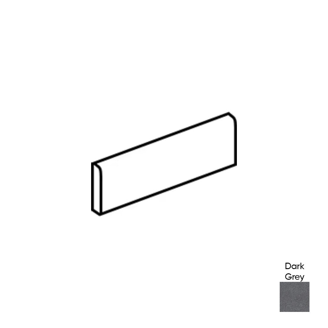 Daltile-Cohesion-3-x-24-Matte-Porcelain-Bullnose-Dark-Grey