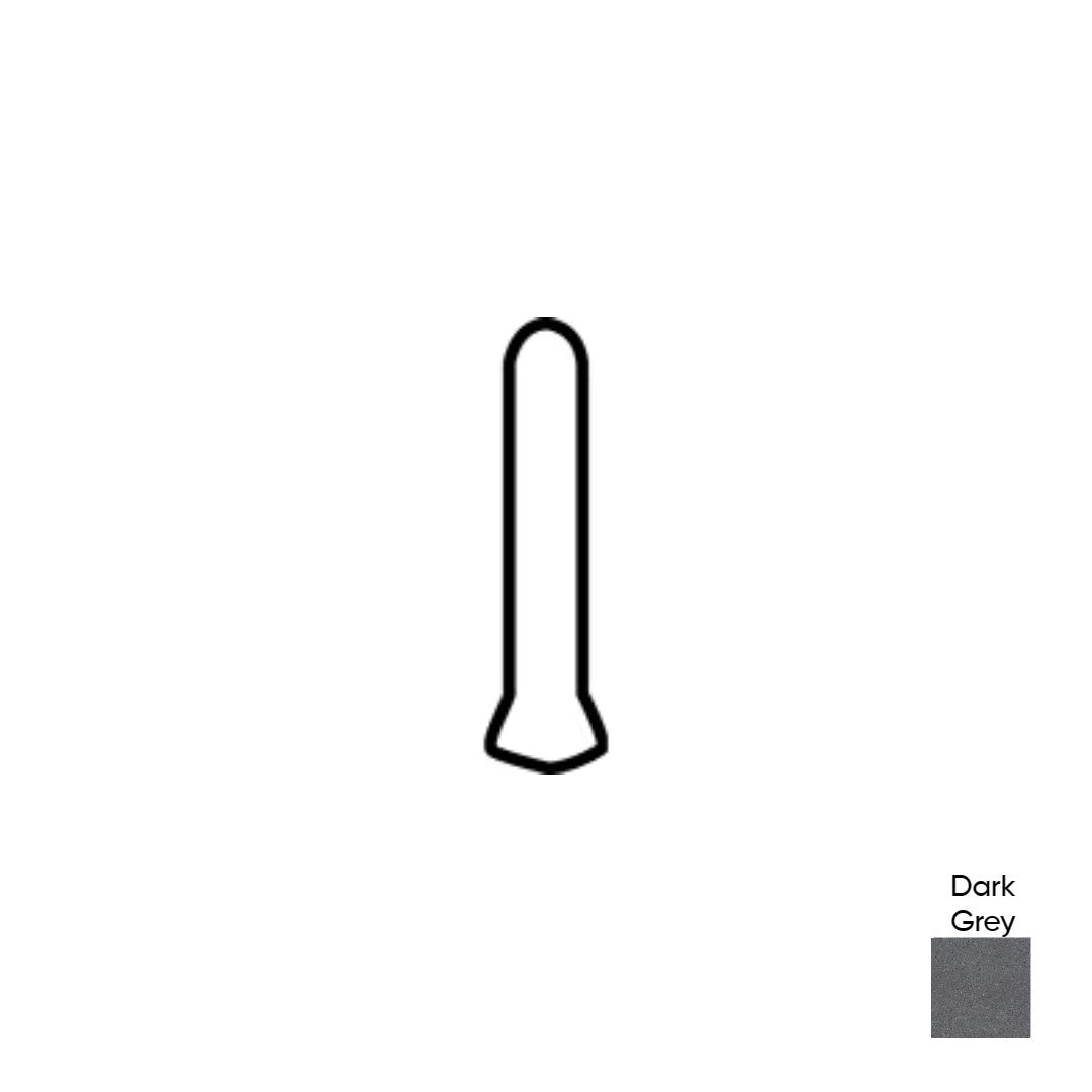 Daltile-Cohesion-1-x-6-Matte-Porcelain-Cove-Base-Outcorner-Dark-Grey