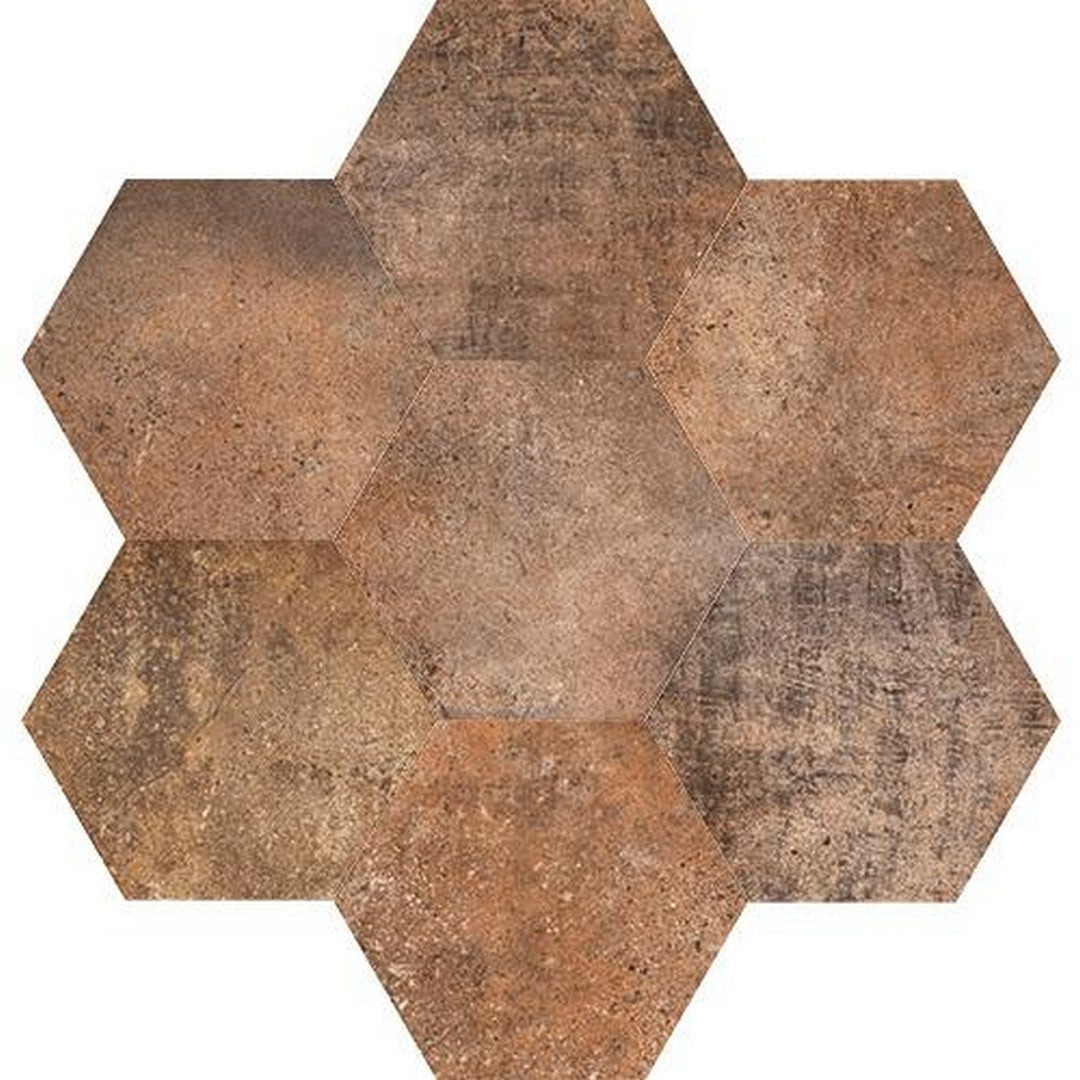 Tesoro Abadia 8.5" x 9.75" Pressed Matte Porcelain Hexagon Tile