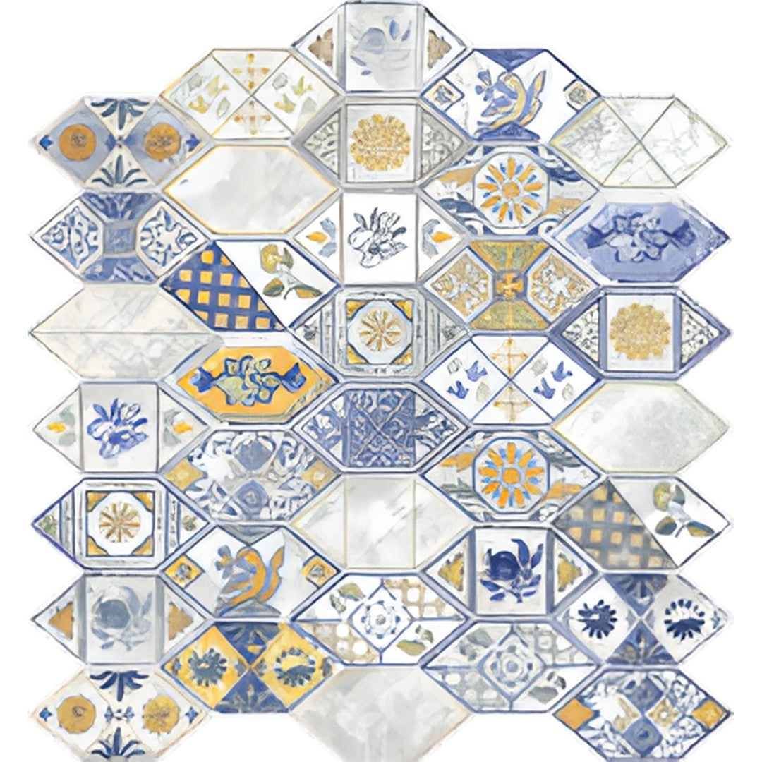 Tesoro Kayak 6.5" x 13" Pressed Elongated Hex Porcelain Tile