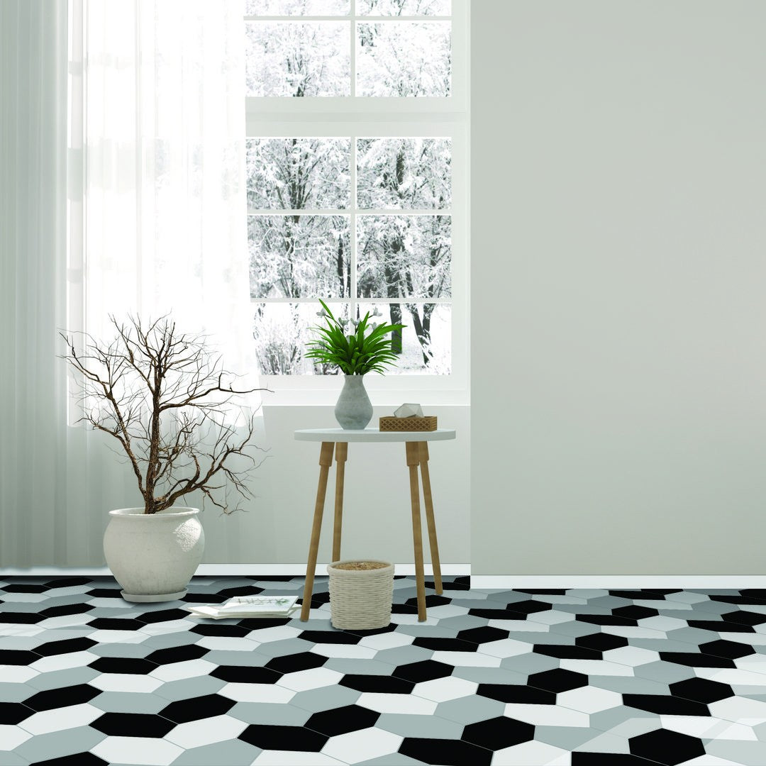 Tesoro-Kayak-6.5-x-13-Pressed-Elongated-Hex-Porcelain-Tile-Black