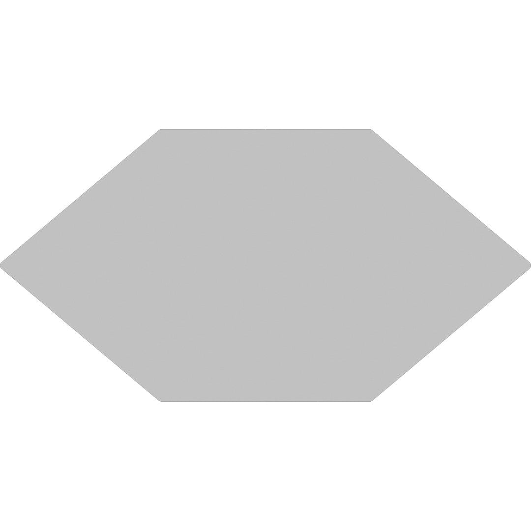 Tesoro Kayak 6.5" x 13" Pressed Elongated Hex Porcelain Tile