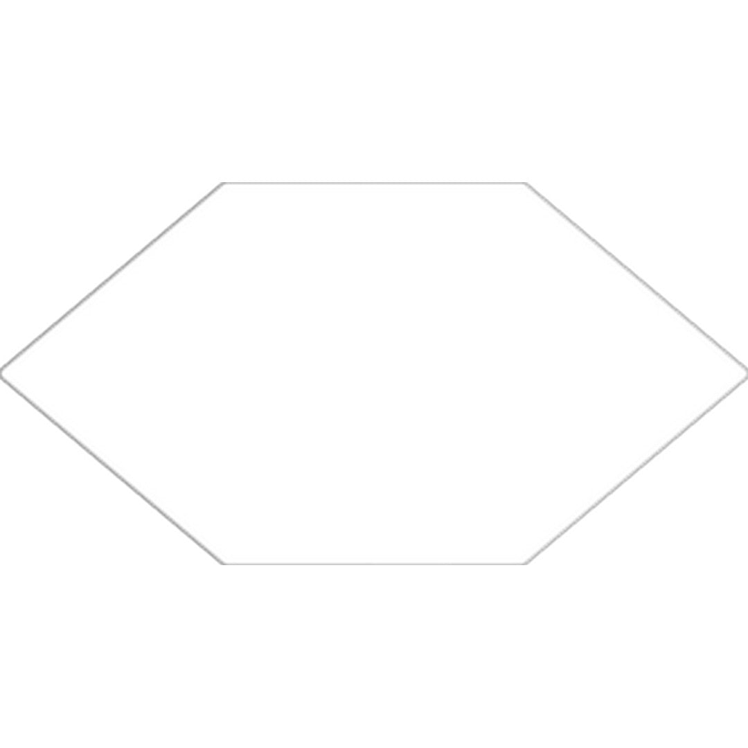 Tesoro Kayak 6.5" x 13" Pressed Elongated Hex Porcelain Tile