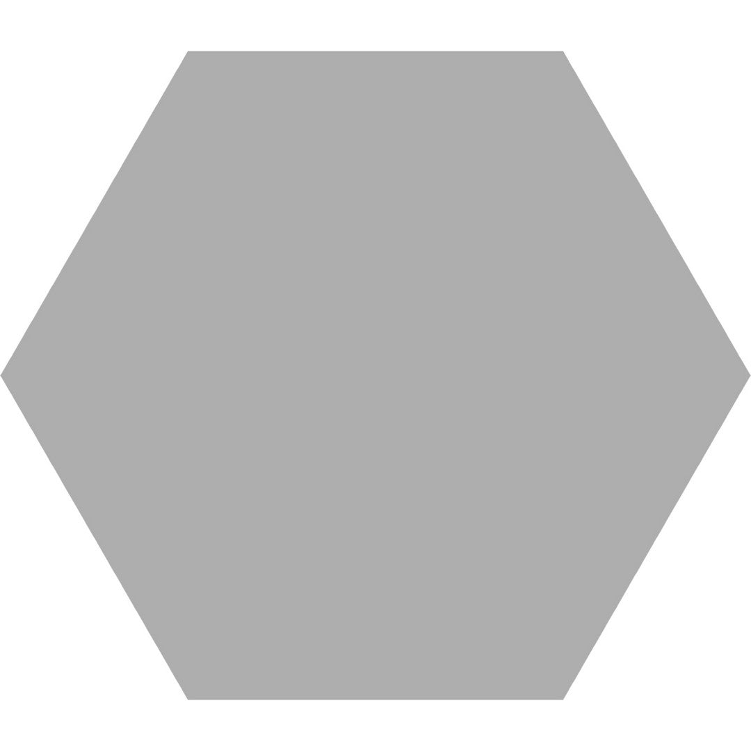 Tesoro Basic 8.75" x 10" Pressed Matte Hexagon Porcelain Tile