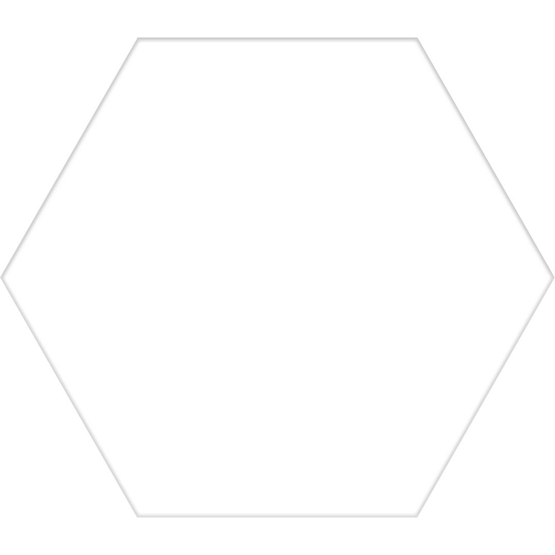 Tesoro Basic 8.75" x 10" Pressed Matte Hexagon Porcelain Tile