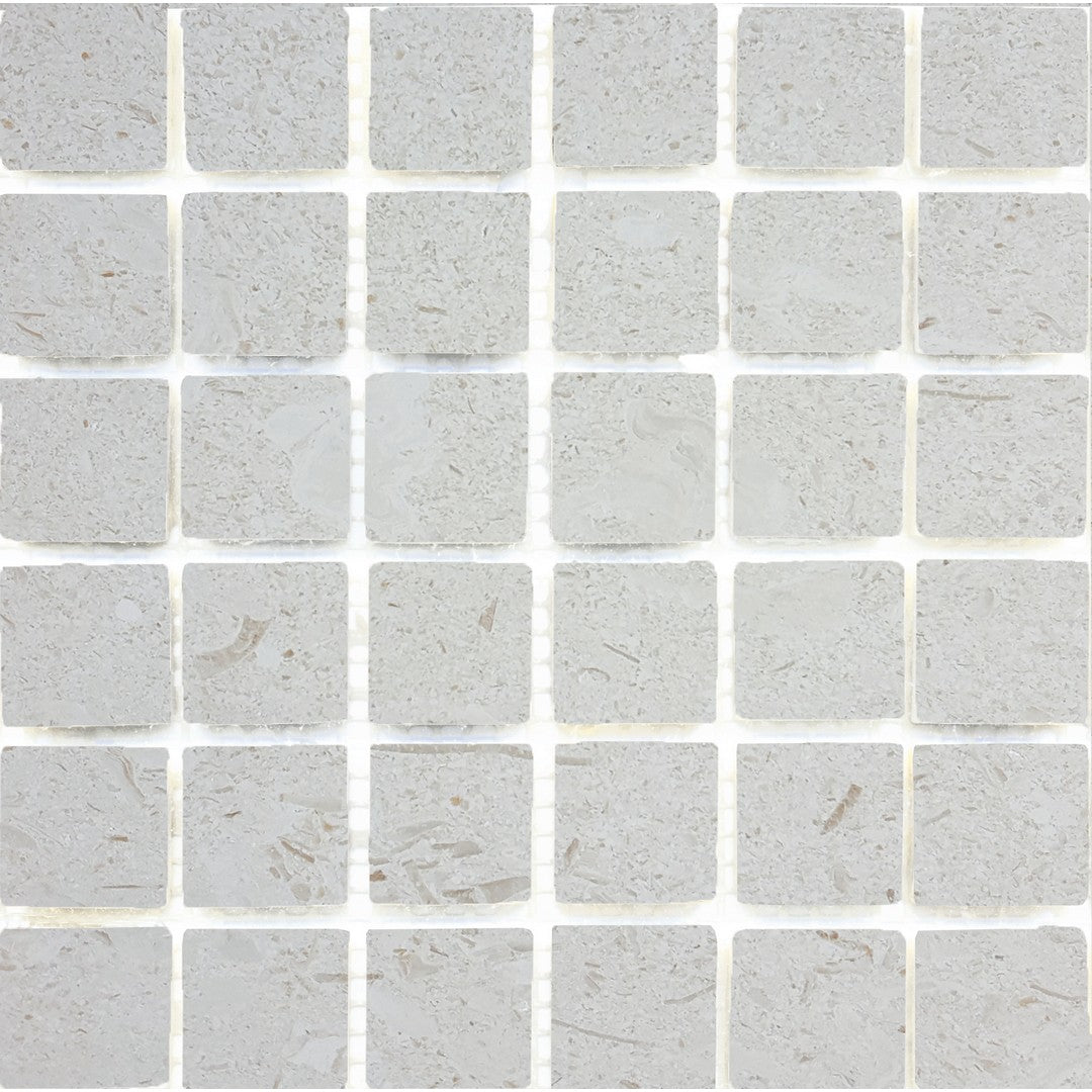 Tesoro Pietra Antica 12" x 12" Brushed Natural Stone 2" Mosaic
