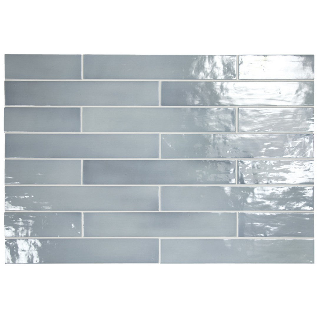 MiR Cire 3" x 16" Pressed Glossy Ceramic Tile