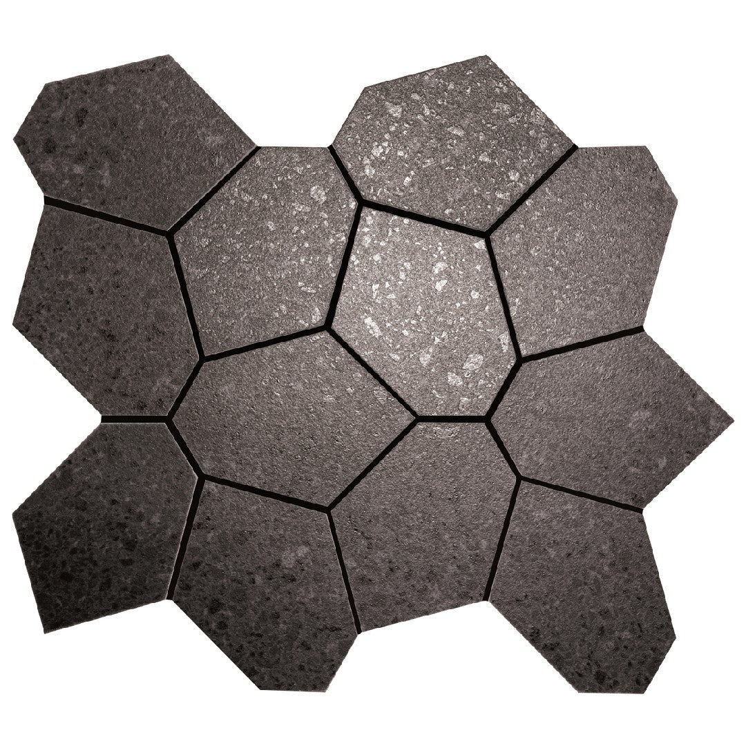 Crossville Alaska 13" x 15" Unpolished Porcelain Polygon Mosaic