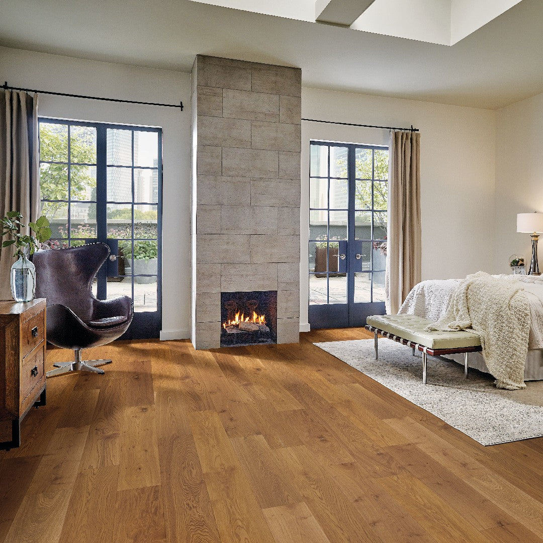 Crossville-Bacova-7.5-Low-Gloss-Wire-Brushed-Engineered-Hardwood-Plank-White-Oak-Copper-Penny