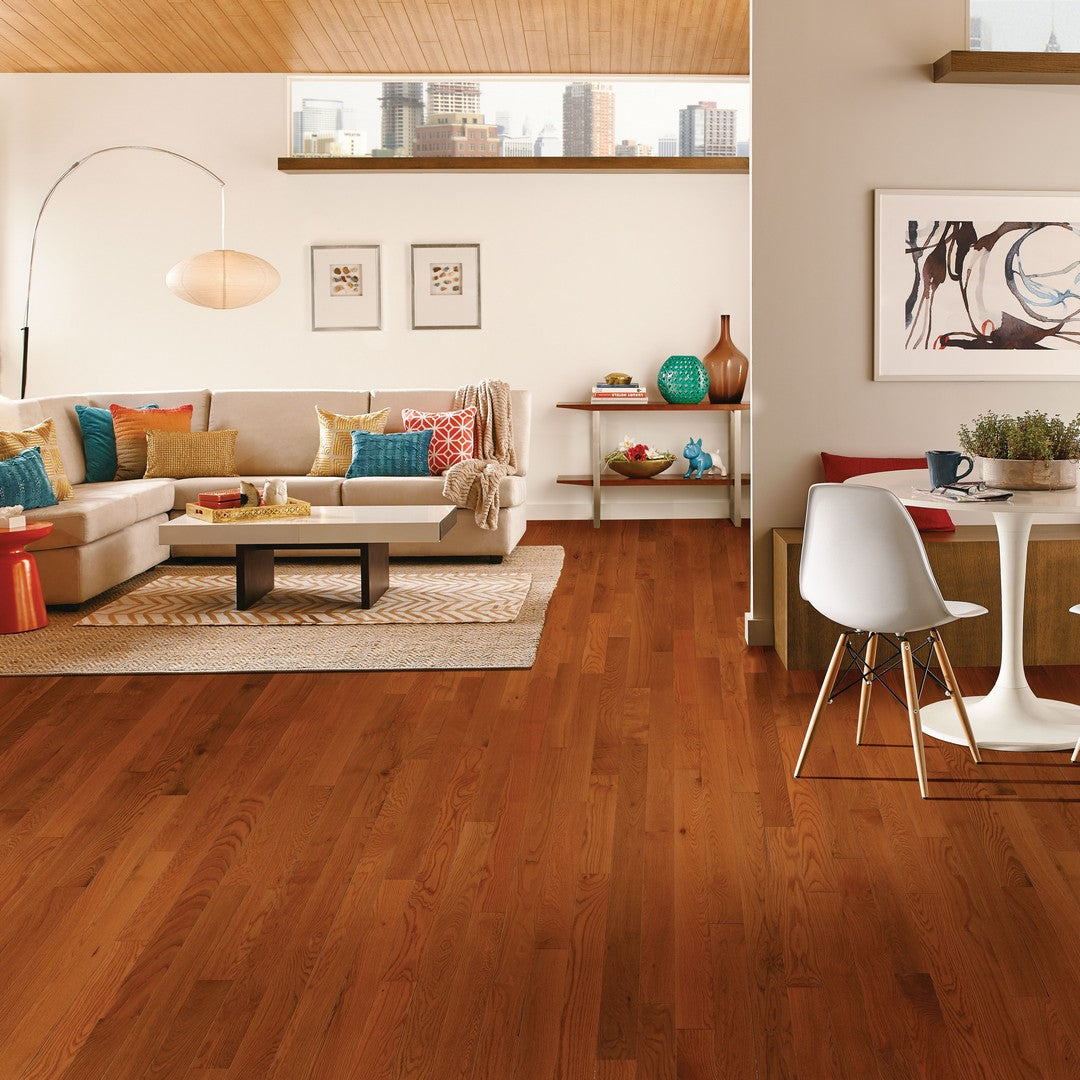 Crossville-Grandin-Grove-2.25-Medium-Gloss-Solid-Hardwood-Strip-Oak-Ocher