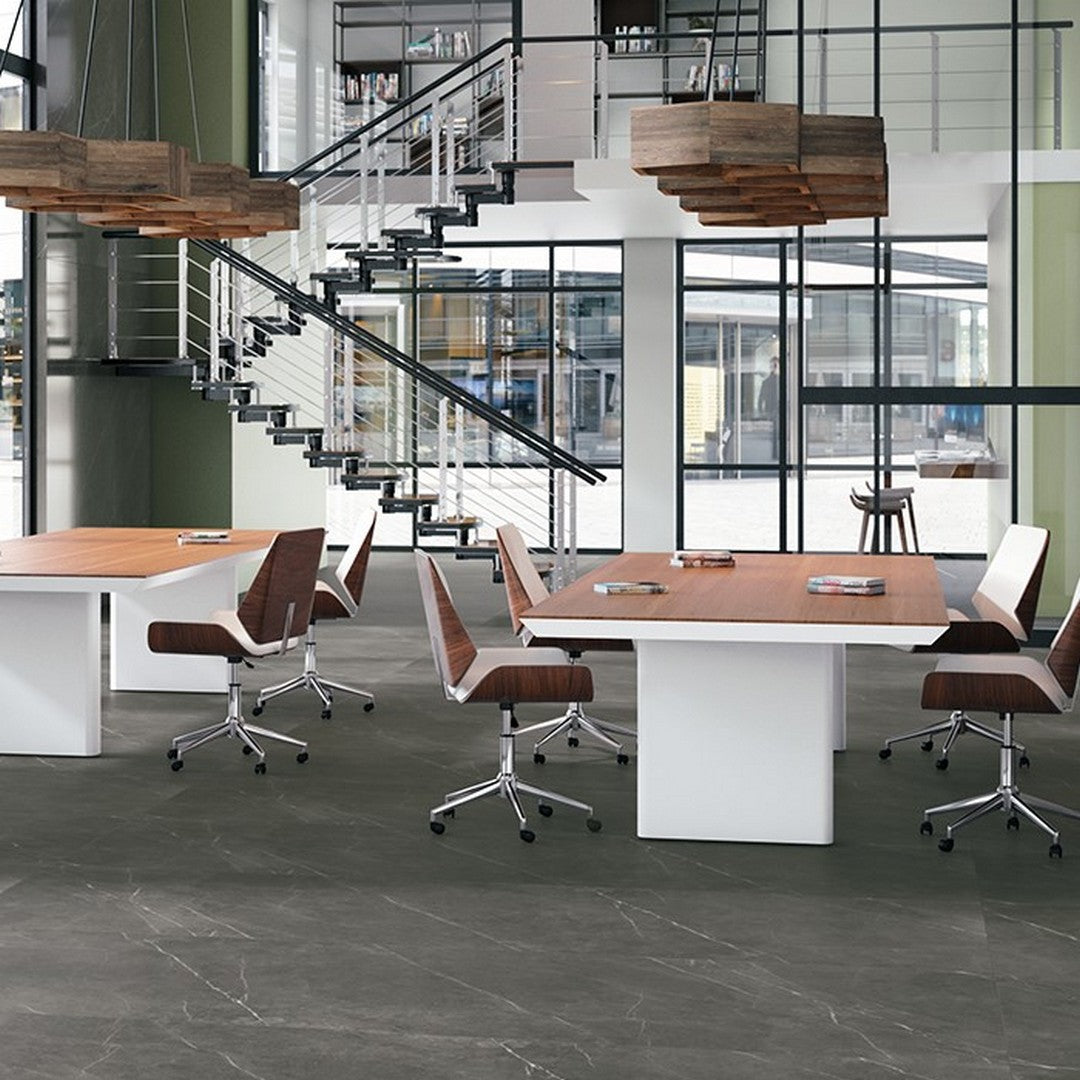 Crossville-I-Naturali-39.4-x-118.1-Bush-Hammered-Porcelain-Panel-Pietra-Gray