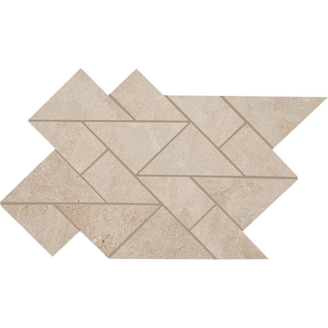 Crossville Portugal 8.5" x 14.6" Unpolished Multi-Shaped Porcelain Mosaic